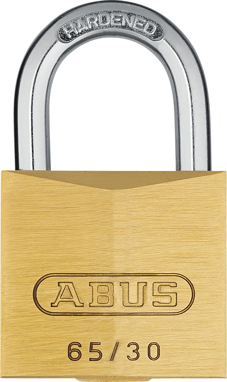 Abus Mechanical 02330 65/30Mm Brass Padlock