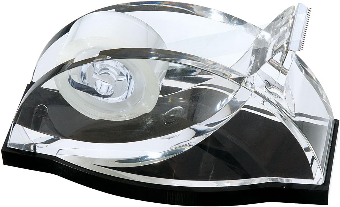 Wedo 609001 - Tape Dispenser Acrylic Clear Glass/Black