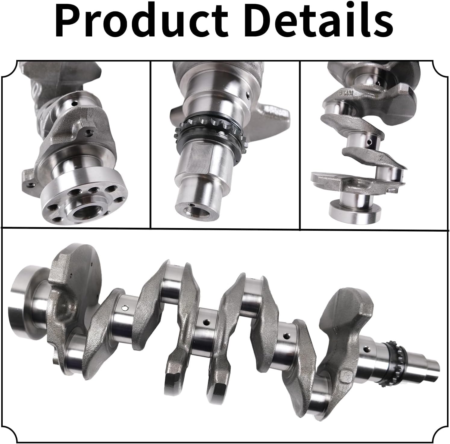 Crankshaft 623V6-2EH00 Compatible with Hyundai Elantra Tucson/Kia Soul Forte 2.0L 2014-2019 623V62EH00