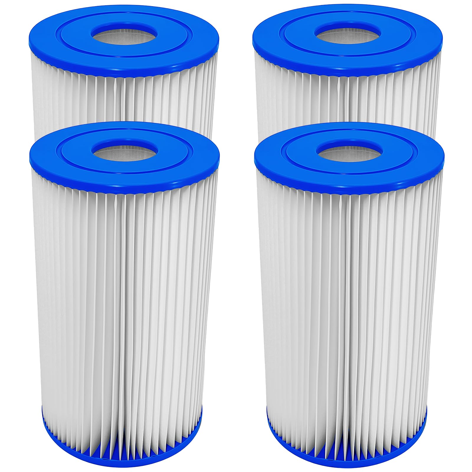 59900E / 29000E Pool Filter Cartridges for in-tex Type A or Type C Bestway Type 3 (Type III) Replacement Pool Filter Pumps (4 Pack)-image-33