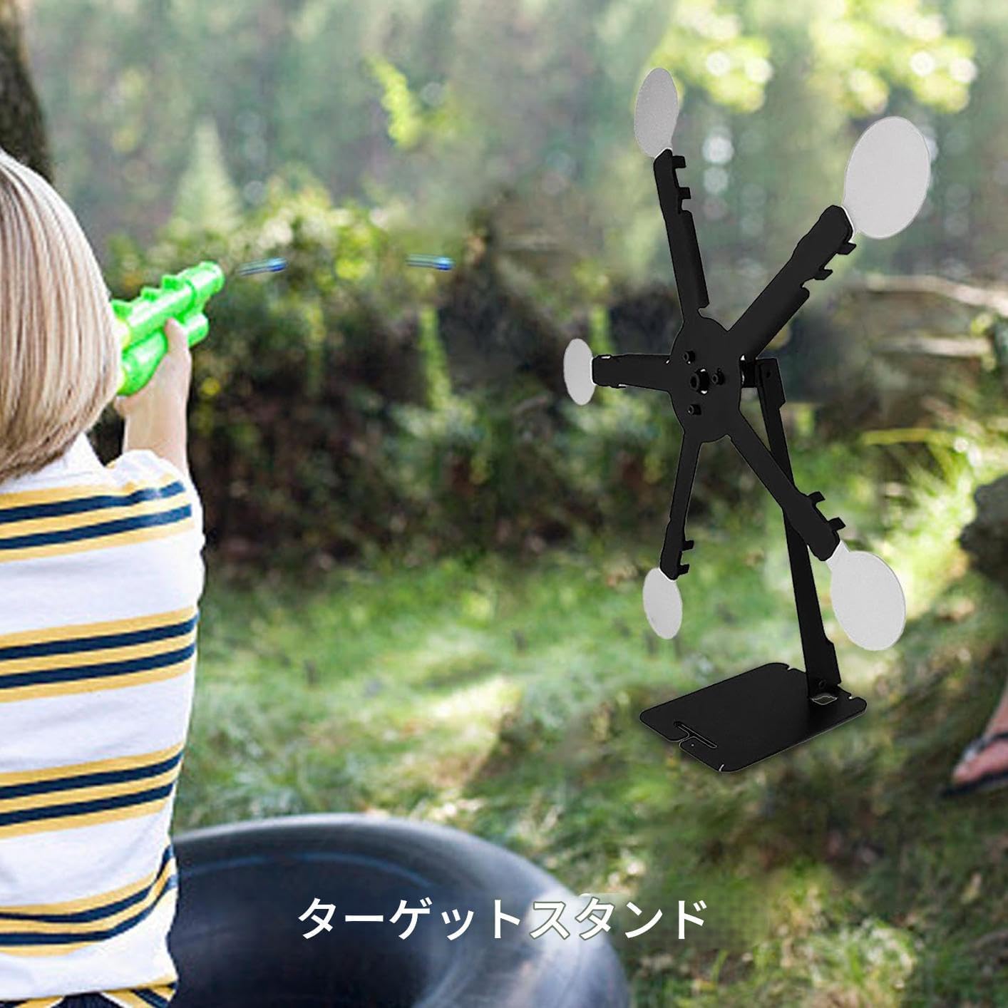 回転ターゲットゲーム,裏庭用移動式ターゲット,携帯用磁気式5連フェリスホイール自動リセット調整可能練習工具 - 男性大人向けアウトド WIN.MAX  (ウィンマックス) 電子ダーツボード LEDディスプレイ 自動スコアリングダーツボードセット 大人