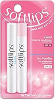 Vista 1 de Softlips Daily Lip Moisturizer For Very Dry Lips With SPF, Pearl Tint & Vanilla Flavor Lip Balm, Hydrates, Soothes & Prevents Dry, Chapped Lips