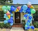 FI - FLICK IN 15 Pcs Big Jumbo Light Blue Balloon for Themed Birthday Decoration Giant Large Latex Balloons for Photo Shoot, Wedding, Baby Shower, Birthday Party (Pack of 15) gallery image