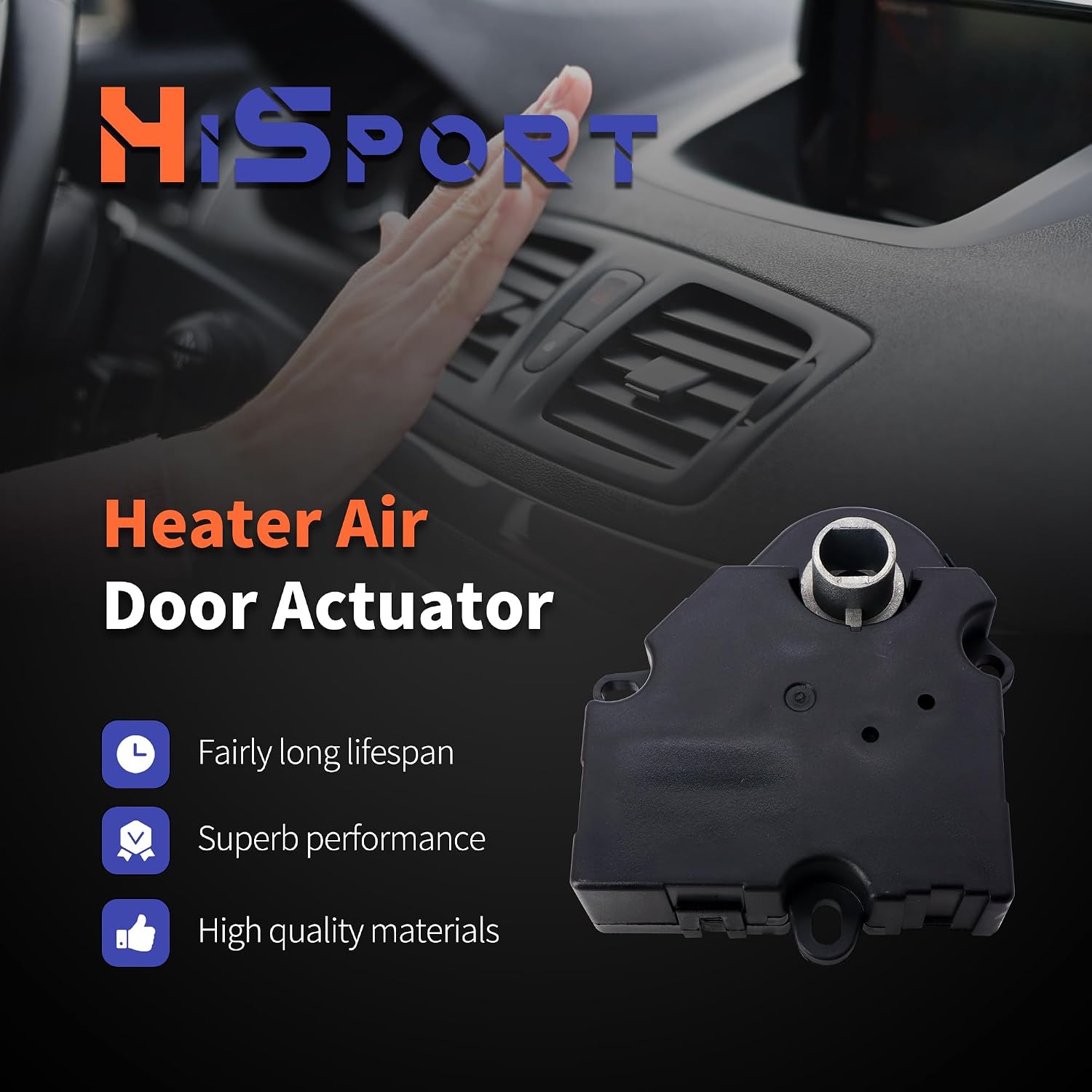 HiSport HVAC Air Blend Door Actuator 20826182 15-73989 604-140 1573989