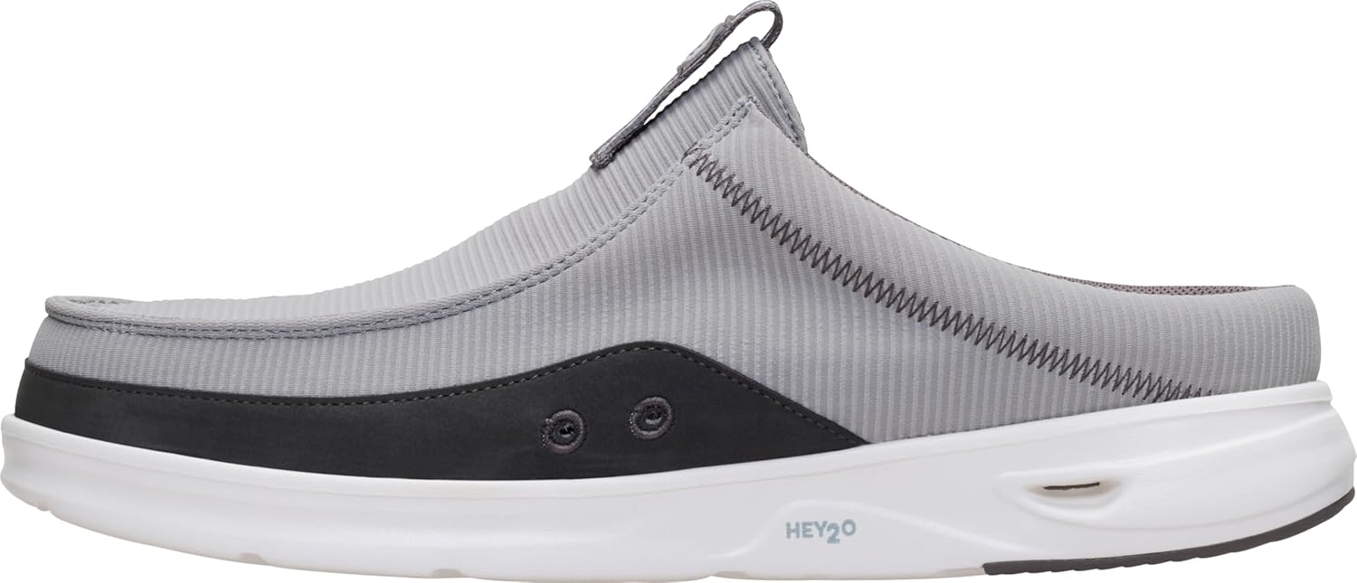 HEYDUDE Men’s Wally Hey2O Slip Mesh Mule | Lightweight Water Friendly Slip On Shoes for Everyday Casual Wear