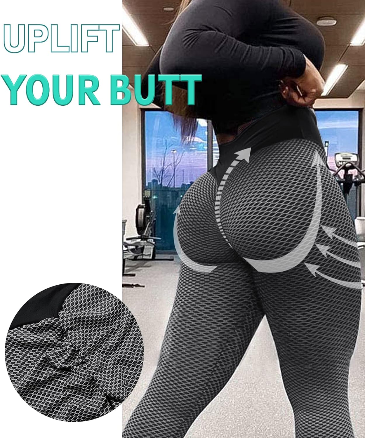 Ruched Butt Lifting Workout Leggings 