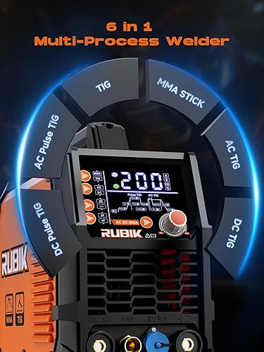 Vista 9 de Soldador MIG 135A, soldador sin gas 3 en 1 MIG/Lift TIG/Stick MultiProcess Mig Welder, máquina de soldadura de 110 V, soldador de núcleo de flujo