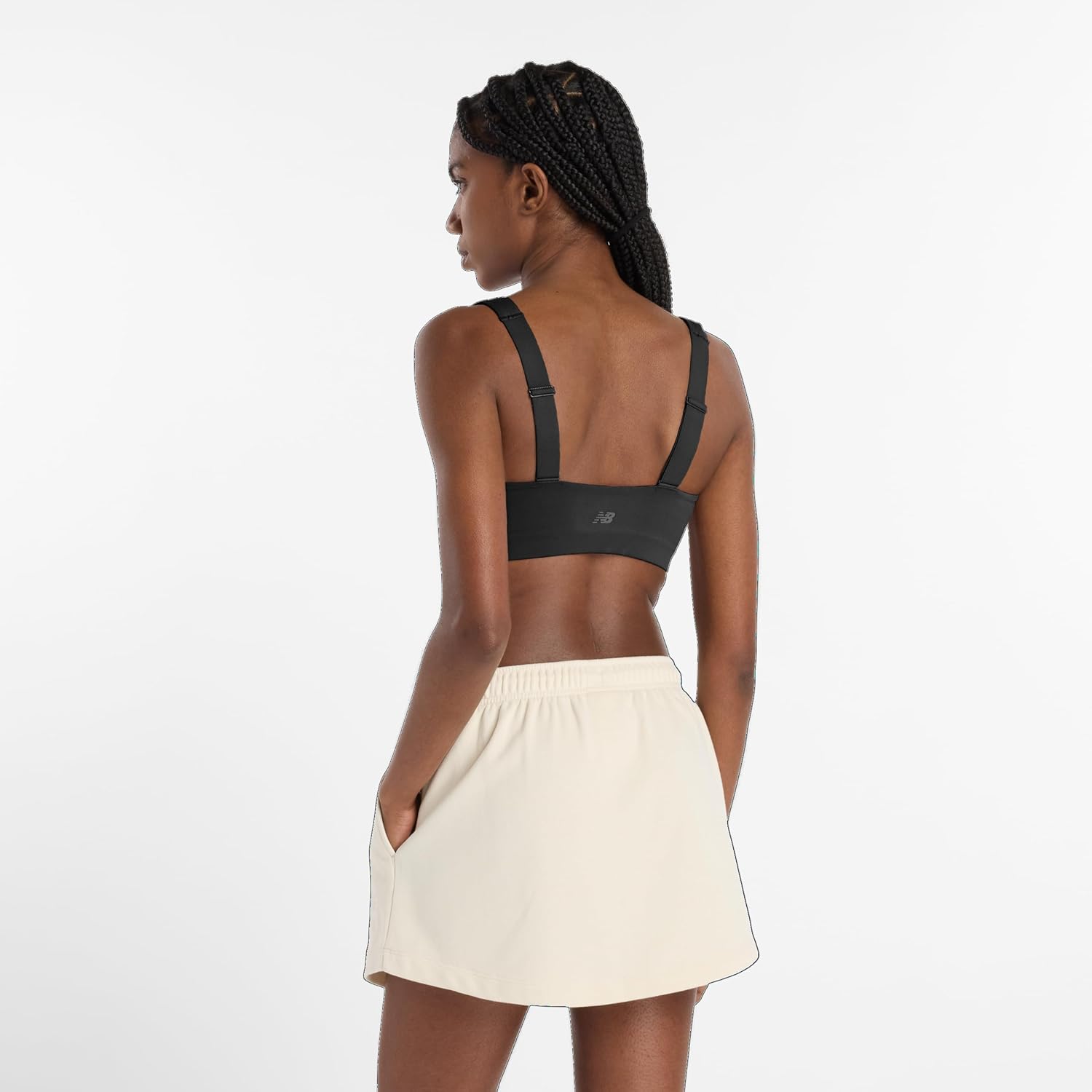 New Balance Women's NB Harmony Yoga Bra, Black, M (F-G) - Image 5