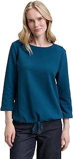 TOM TAILOR Women's Long Sleeve Shirt with Button Detail