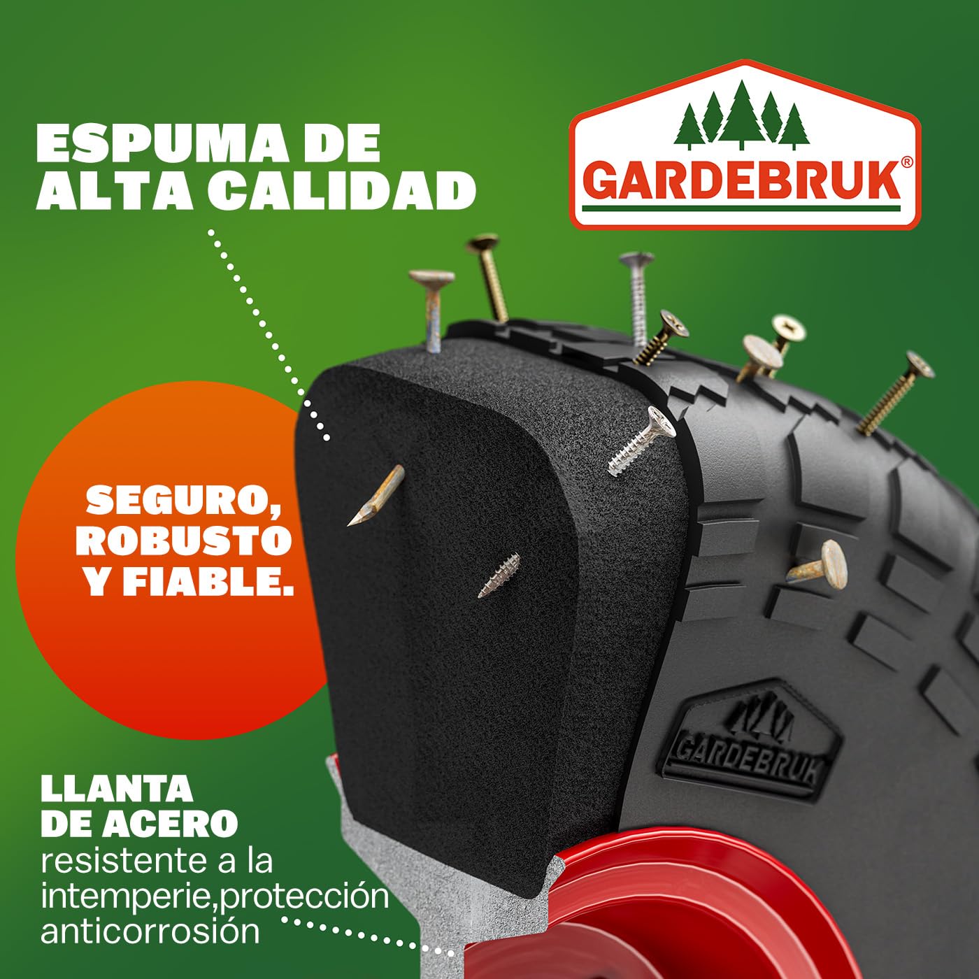 GARDEBRUK® Carretilla de Mano Plegable Carga hasta 200Kg 2 Ruedas Resistentes PU Carro Mudanza Acero Asas Ergonómicas Carrito de Transporte Portátil Azul