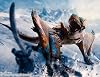 TAMASHII NATIONS S.H. MonsterArts Monster Hunter Rise Tigrex, Approximately 11.8 inches 300 mm, PVC & ABS Pre-painted Action Figure