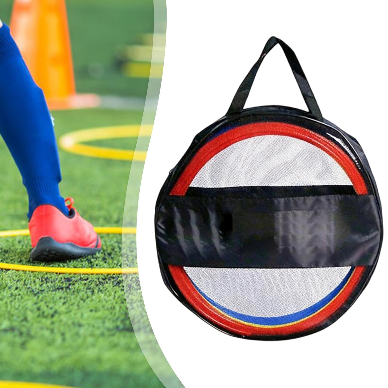kowaku 12 Piezas Aros de Agilidad Fútbol Entrenamiento Ejercicio Coordinación Material PP para Niños Adultos Interior Exterior