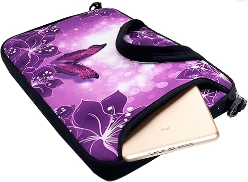 Miniatura 3 de Funda de neopreno para portátil de 14 pulgadas para notebookChromebook de 13, 13.3, 14, 14.1 pulgadas (morado clásico)