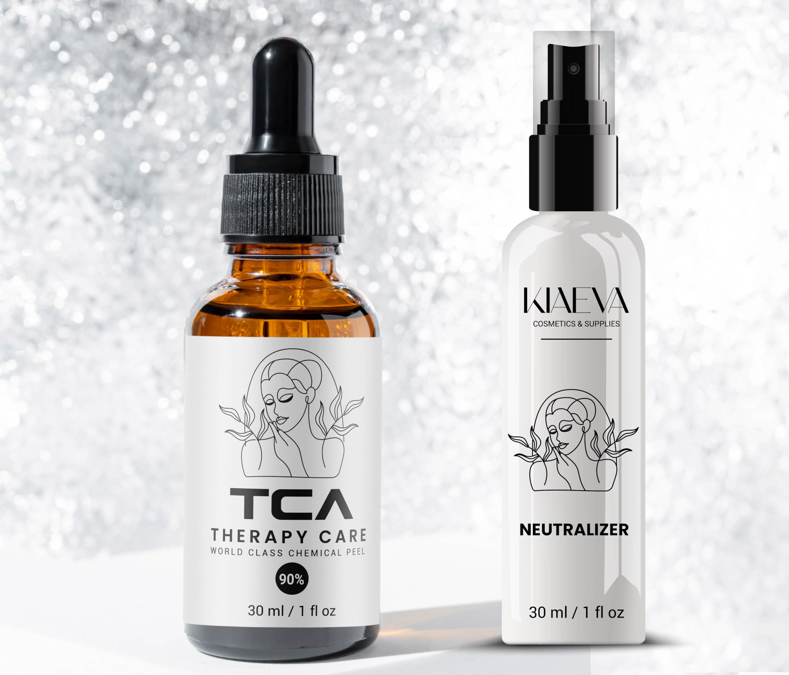 TCATherapyCare Solution Acid Peel 90% (Livello 2 pH 1.9) - Esfoliante, texture e tono della pelle - peeling viso - 30 ml con neutralizzatore (100 ml)