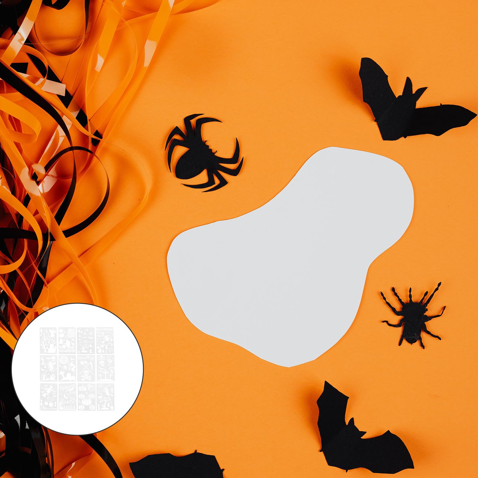 72 Stück Halloween Geschenkideen Malschablone aus Pet, Vorlagen