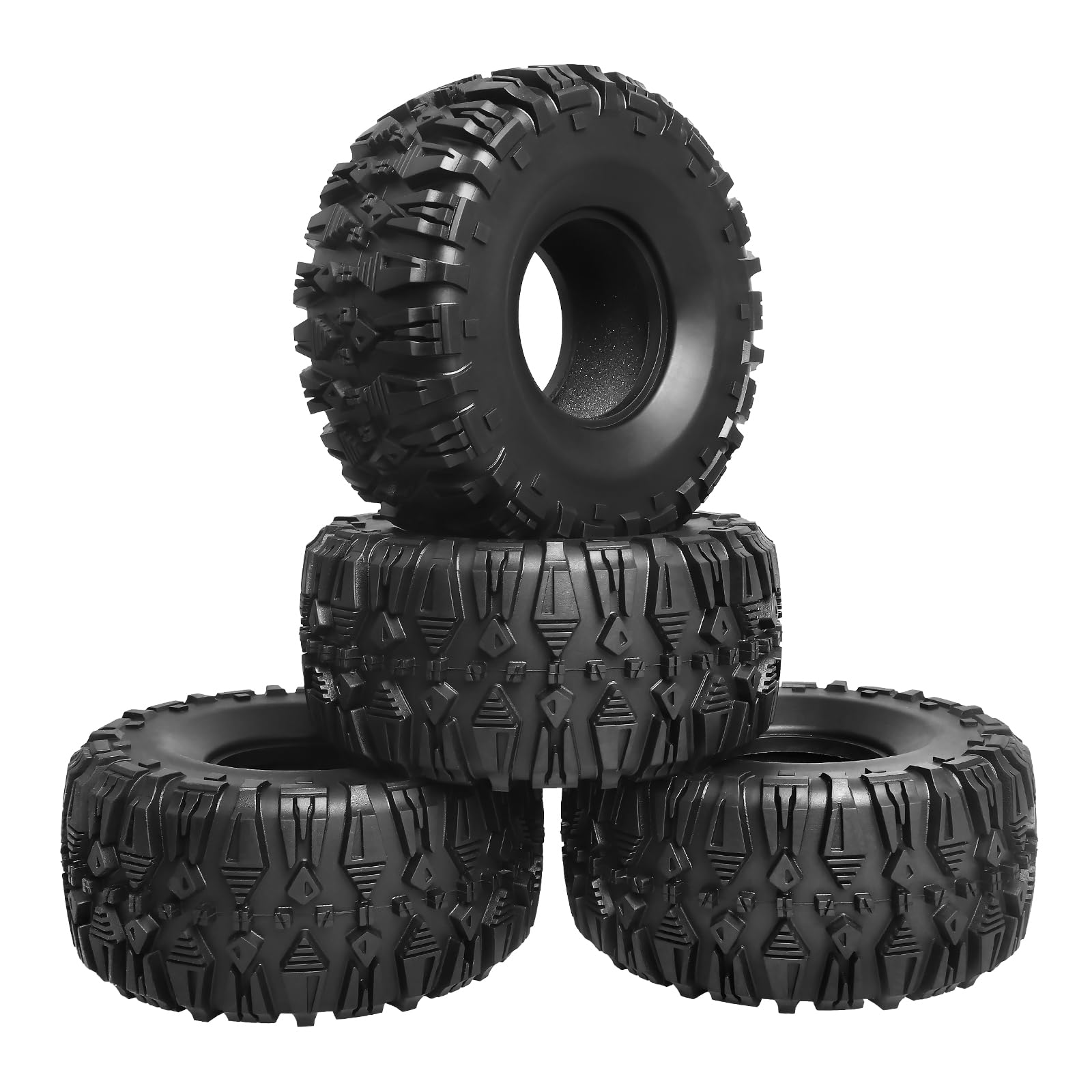 クローラー　2.2 タイヤ　ホイール Amazon | 4個 RC タイヤ クローラー 2.2インチホイール140mm rc