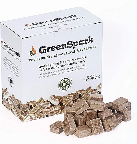 Miniatura 7 de GreenSpark Arrancadores de fuego naturales para parrilla ahumador horno de pizza barbacoa chimenea estufa de madera y pellets hoguera combustión