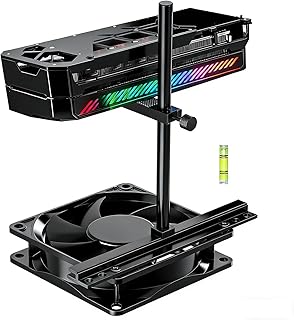 Soporte para GPU para el montaje de ventiladores en cajas de PC All-View con almohadilla antideslizante, 1-12 cm