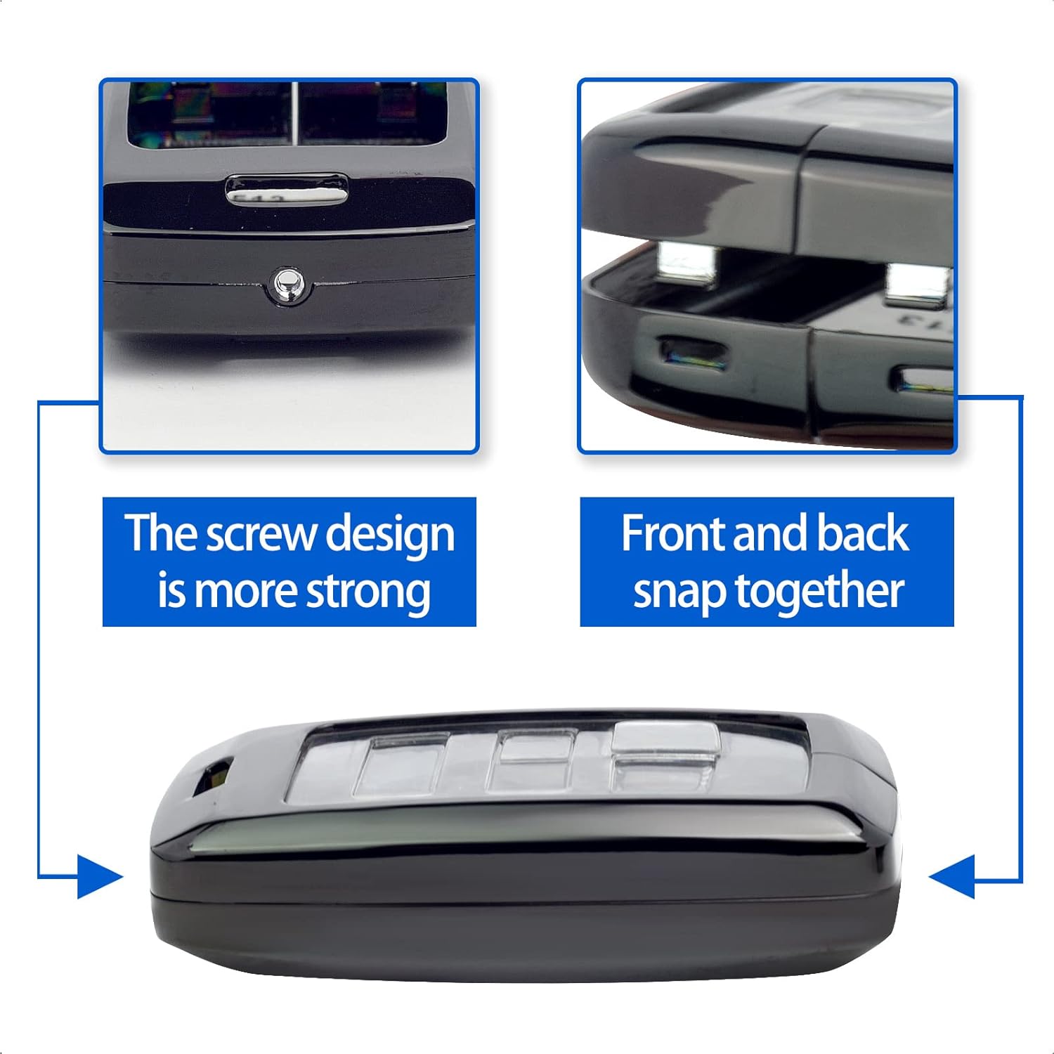 zinc Alloy Smart Key Case Cover Compatible with Land Rover Discovery Range Rover Sport Evoque