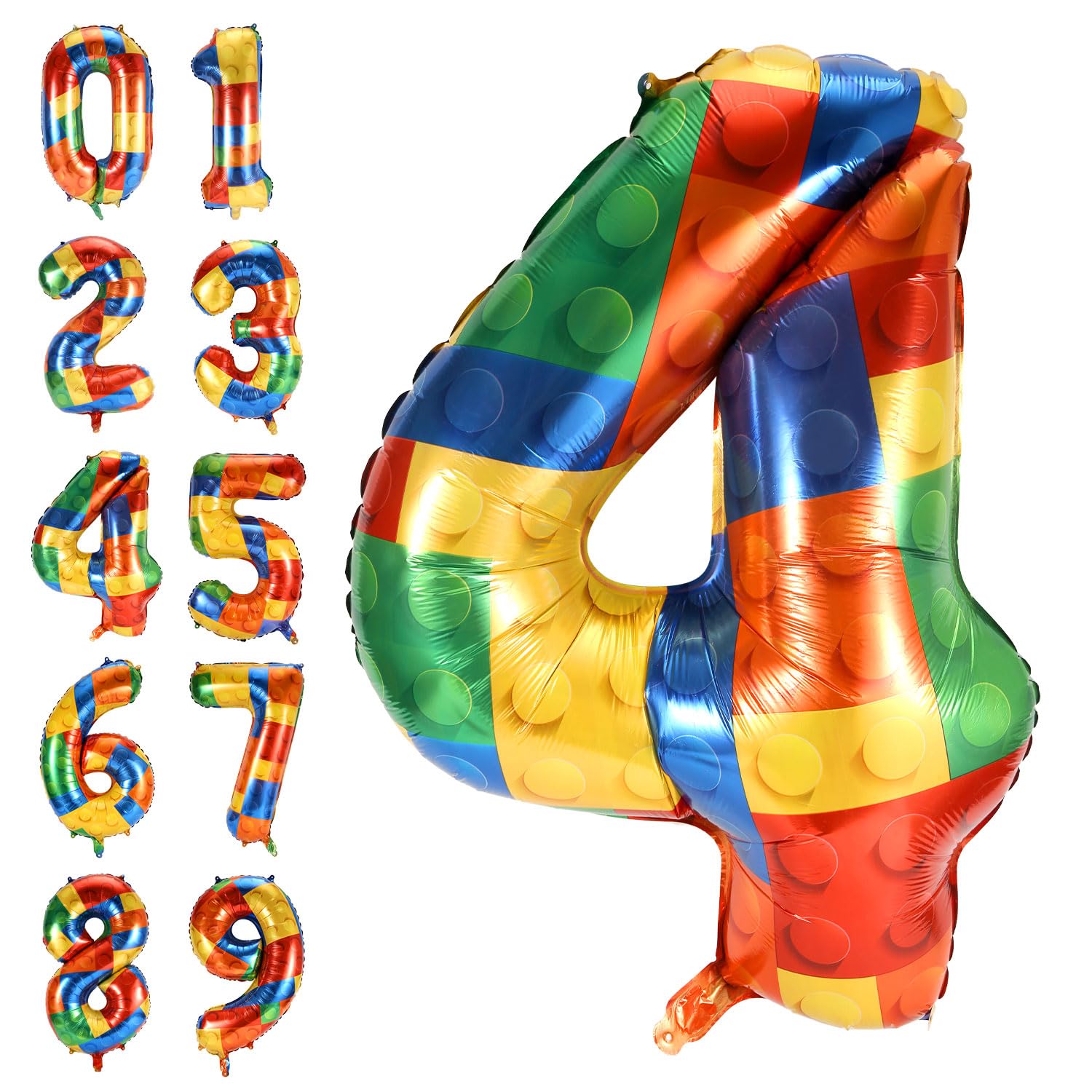 XIHIRCD Palloncino da Costruzione 81cm Palloncino in Mylar con Foil di