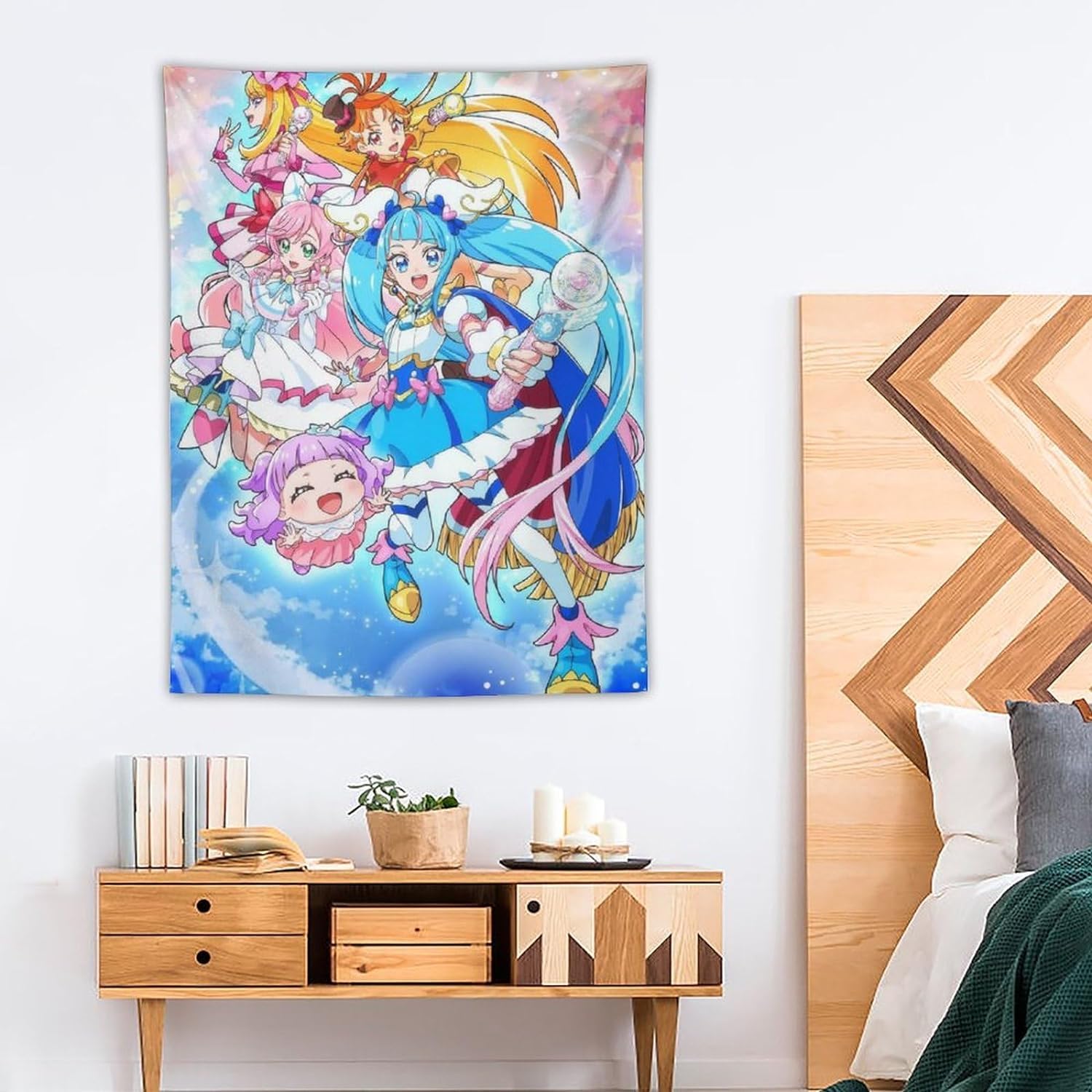 Amazon.co.jp: プリキュア タペストリー モダン 多機能 おしゃれ壁掛け