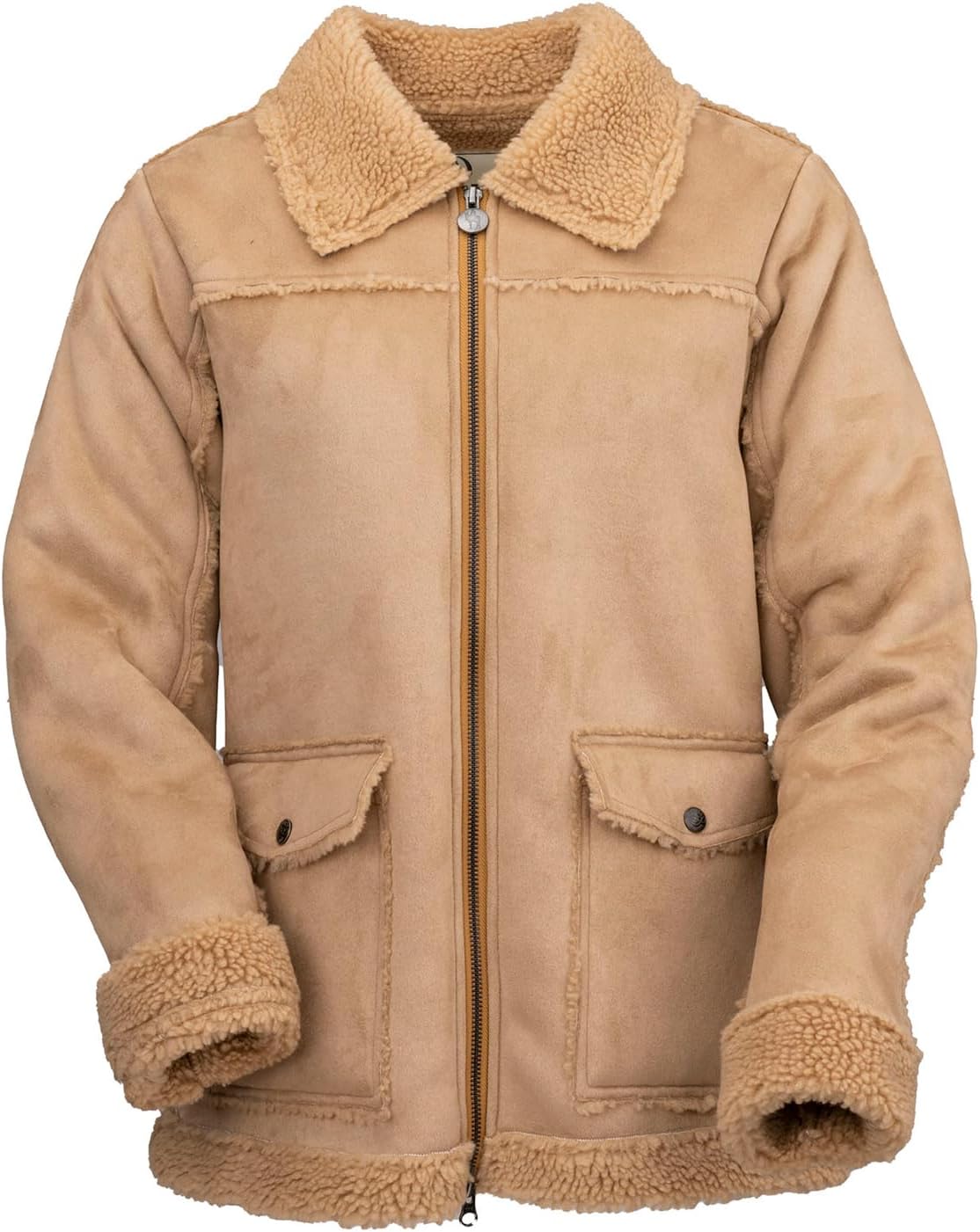 Outback Trading Company Women's Kimberly Warm Durable Soft Shell Berber Lining Casual Outdoor Jacket, Zip Closure & Pockets