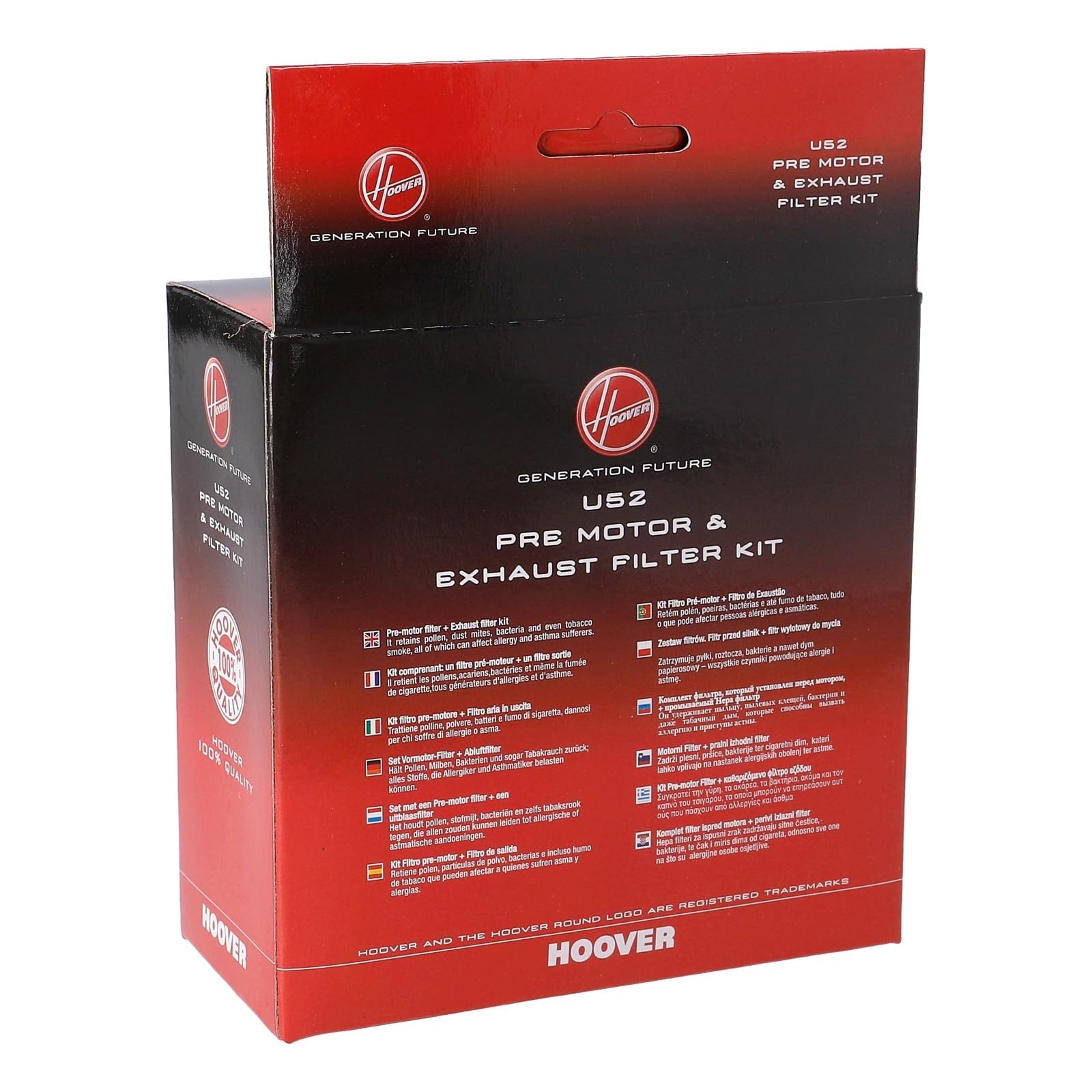 Filtri Aspirapolvere: Filtri Hoover Reactiv 2 Lt. U52 - Foto 4