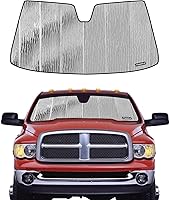 Vista 18 de Parasol para parabrisas Ram 2500/3500/4500/5500 2019-2025 con sensor de 5 pulgadas de ancho para ventana delantera, protección