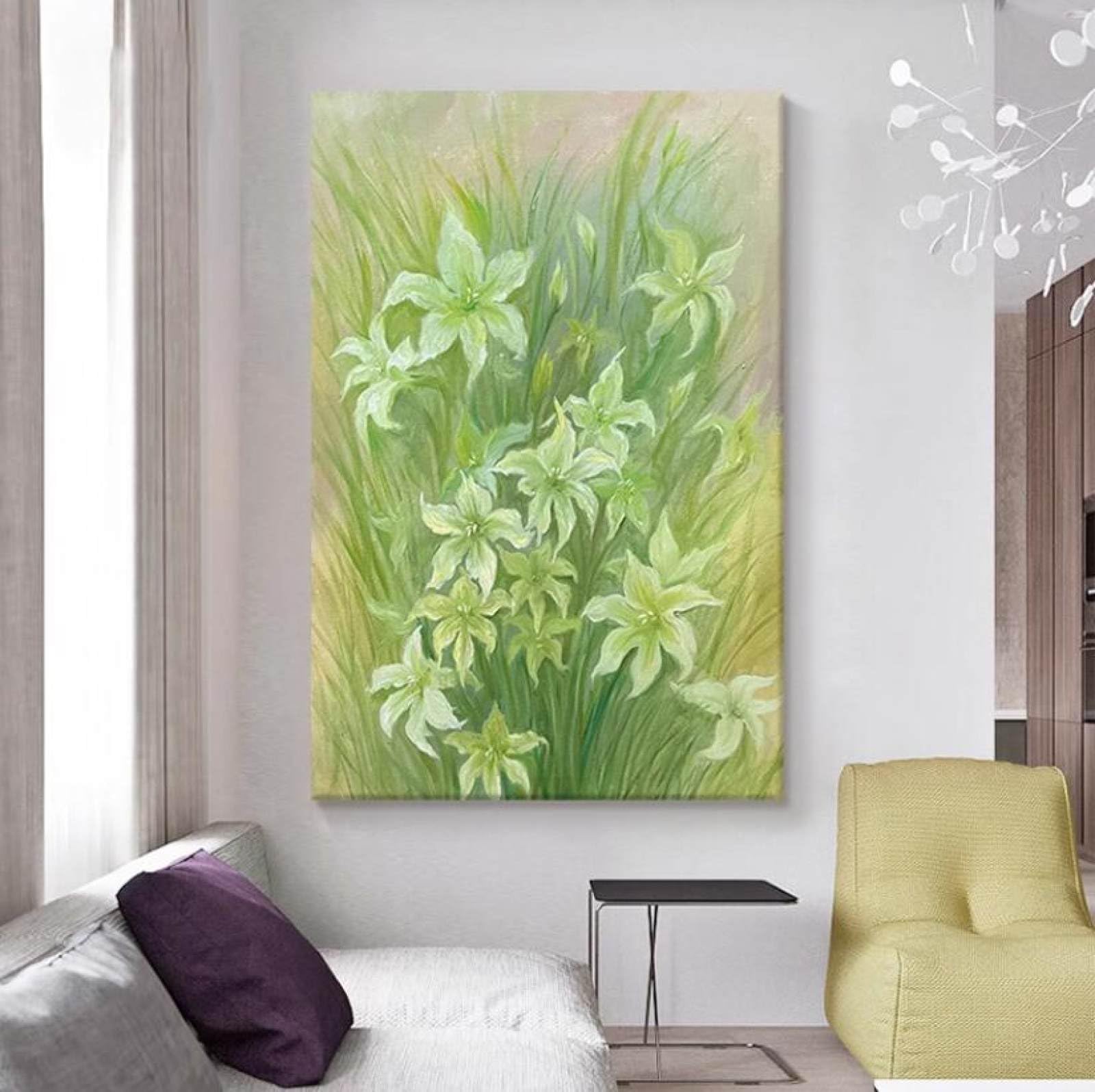 Peinture de décoration murale grand format pour grand mur nu