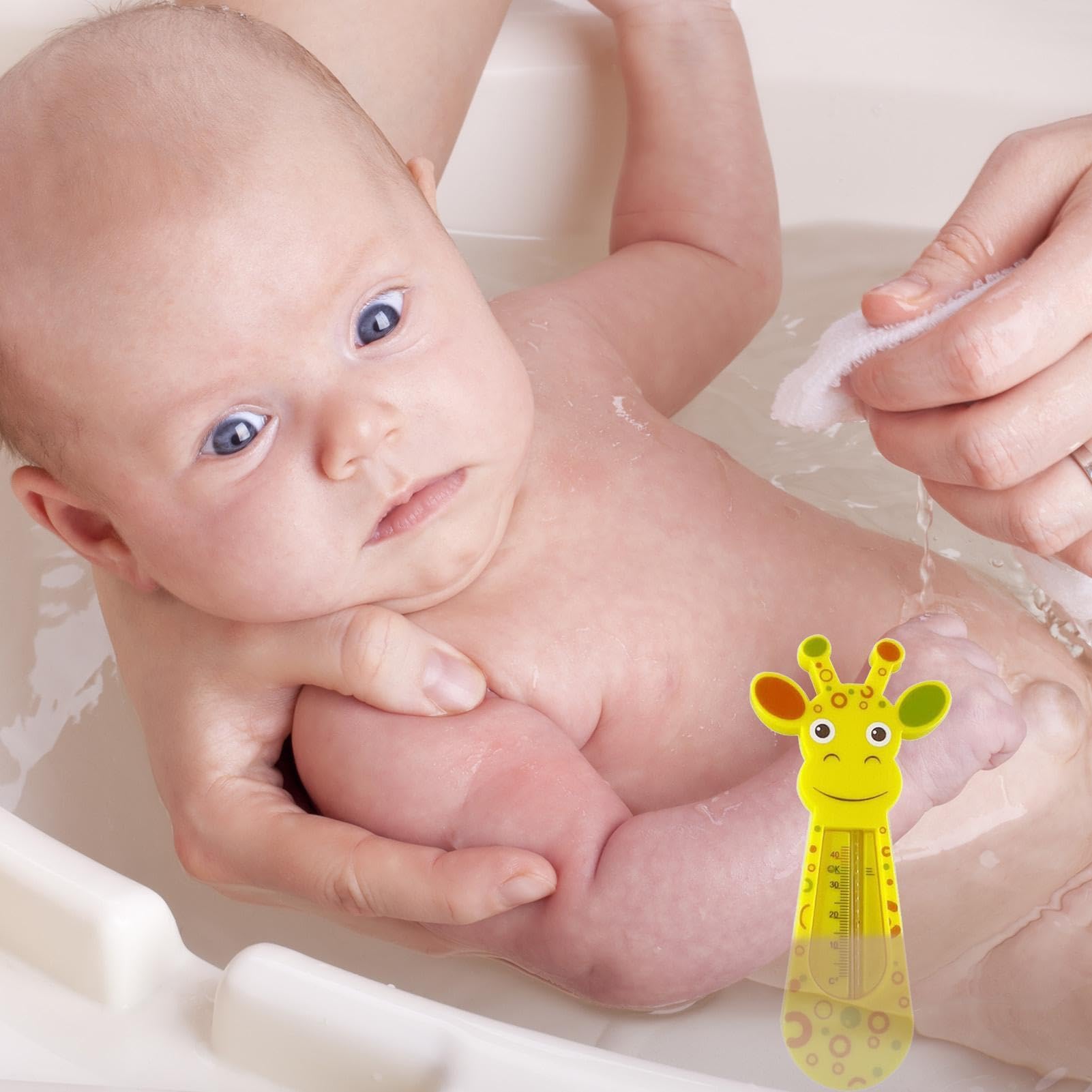 Girafe Thermomètre De Bain Sécurité - Thermomètre De Baignoire Pour Bébé, Température De L'eau Pour Le Bain Et La Natation