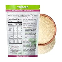 Vista 4 de Yerbero - Polvo de gelatina de carne de res de 300° sin sabor prémium de 4 onzas (4.02 oz) Agente espesante Grenetina en Polvo Sin Sabor