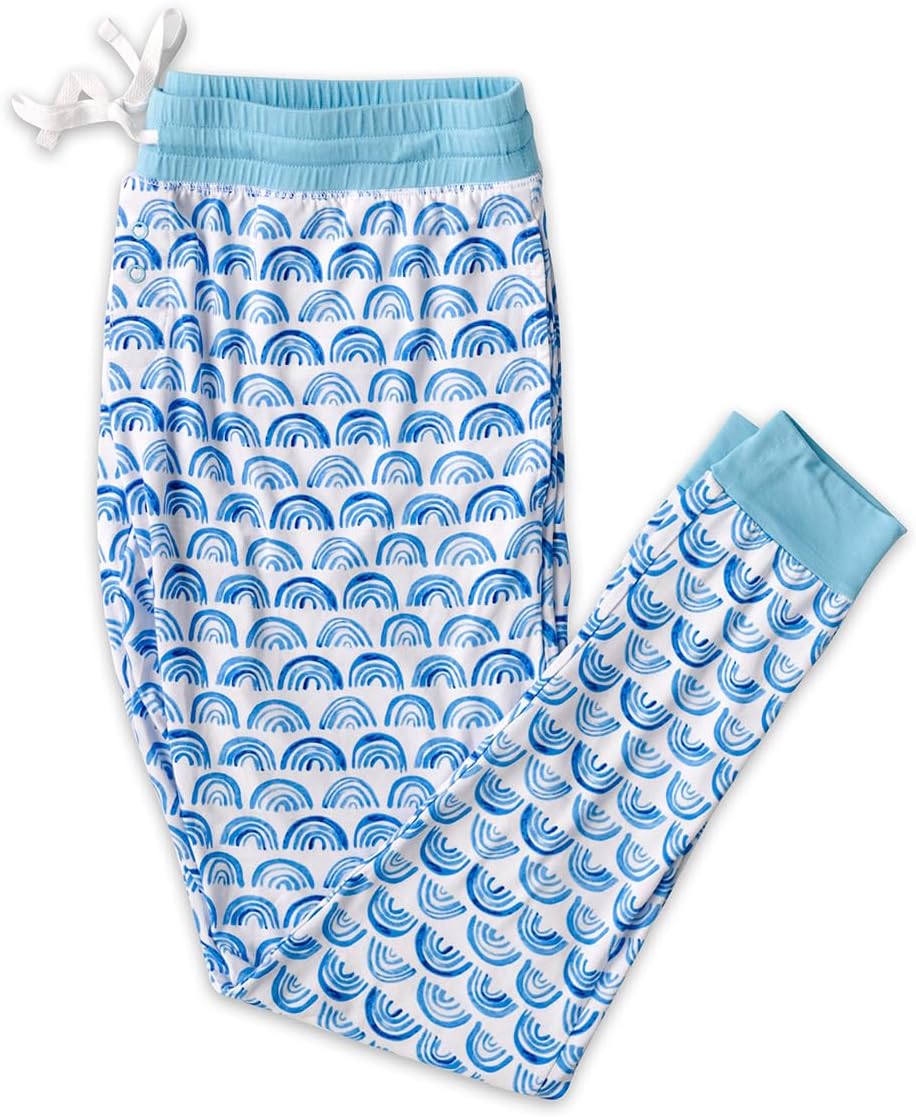 Little Sleepies Women's Pajama Bottoms, Jogger-Style Comfy PJ Pants, Viscose from Bamboo Pajamas, Family Matching Outfits