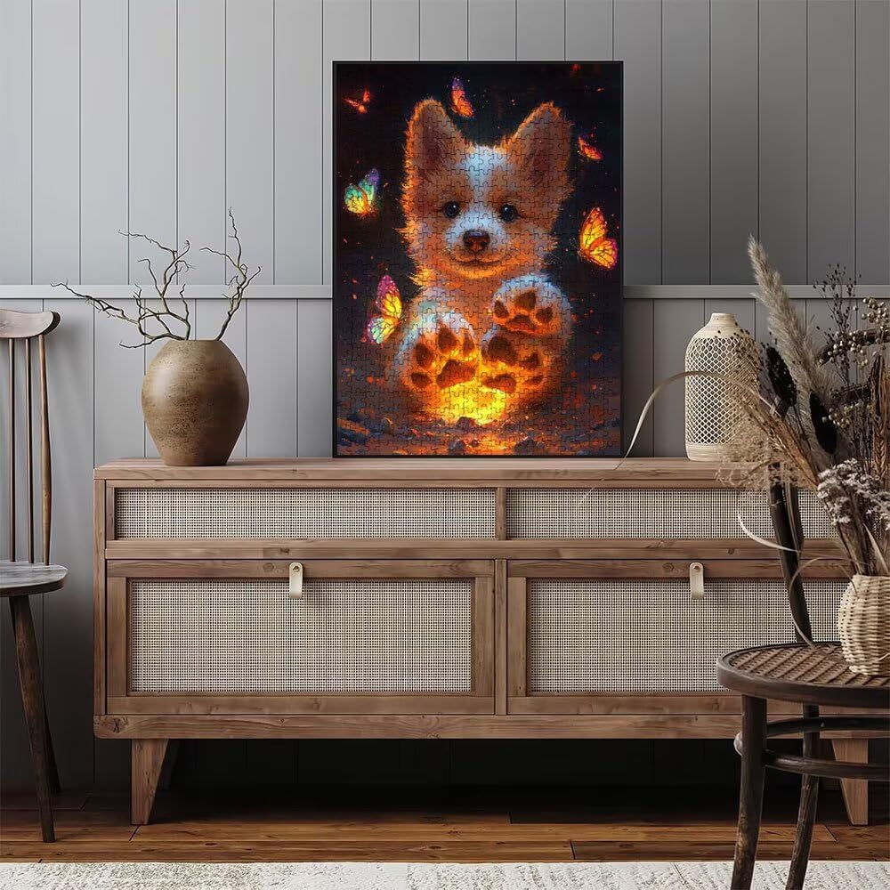 Świecące zwierzęta, puzzle, 4000 elementów, klasyczne puzzle, gra zręcznościowa dla dorosłych, puzzle dla całej rodziny, z pięknym opakowaniem, dekoracja DX0YL3-220