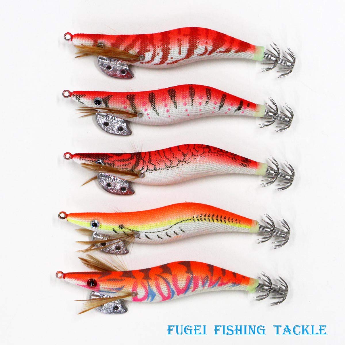 Amazon.co.jp: 仕掛け 夜光 エギ 3.0号 15本 セット イカ釣り エギング