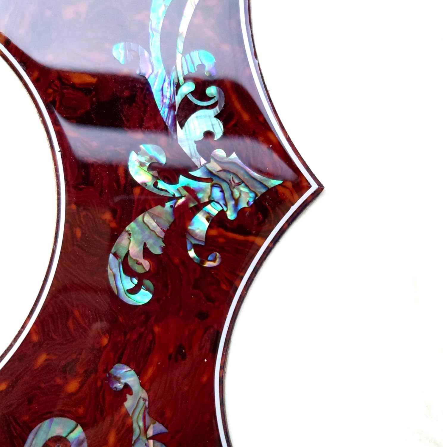 J200 SJ200 Pickguard Acoustic Guitar Pickguard Thickness 2mm for J200 SJ-200 Acoustic Guitar Acoustic Folk Guitar Pickguard Replacement Parts (B)