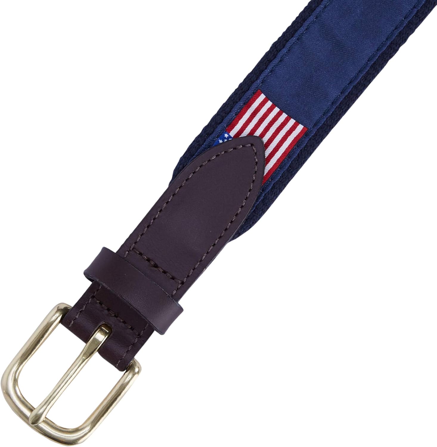 vineyard vines boys Boys American Flag Canvas Club Belt - Image 2