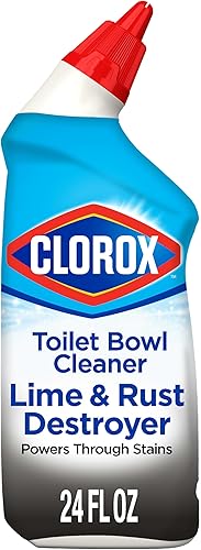 Clorox Toilet Bowl Cleaner Lime & Rust Destroyer, Automatic Toilet Bowl Cleaner,