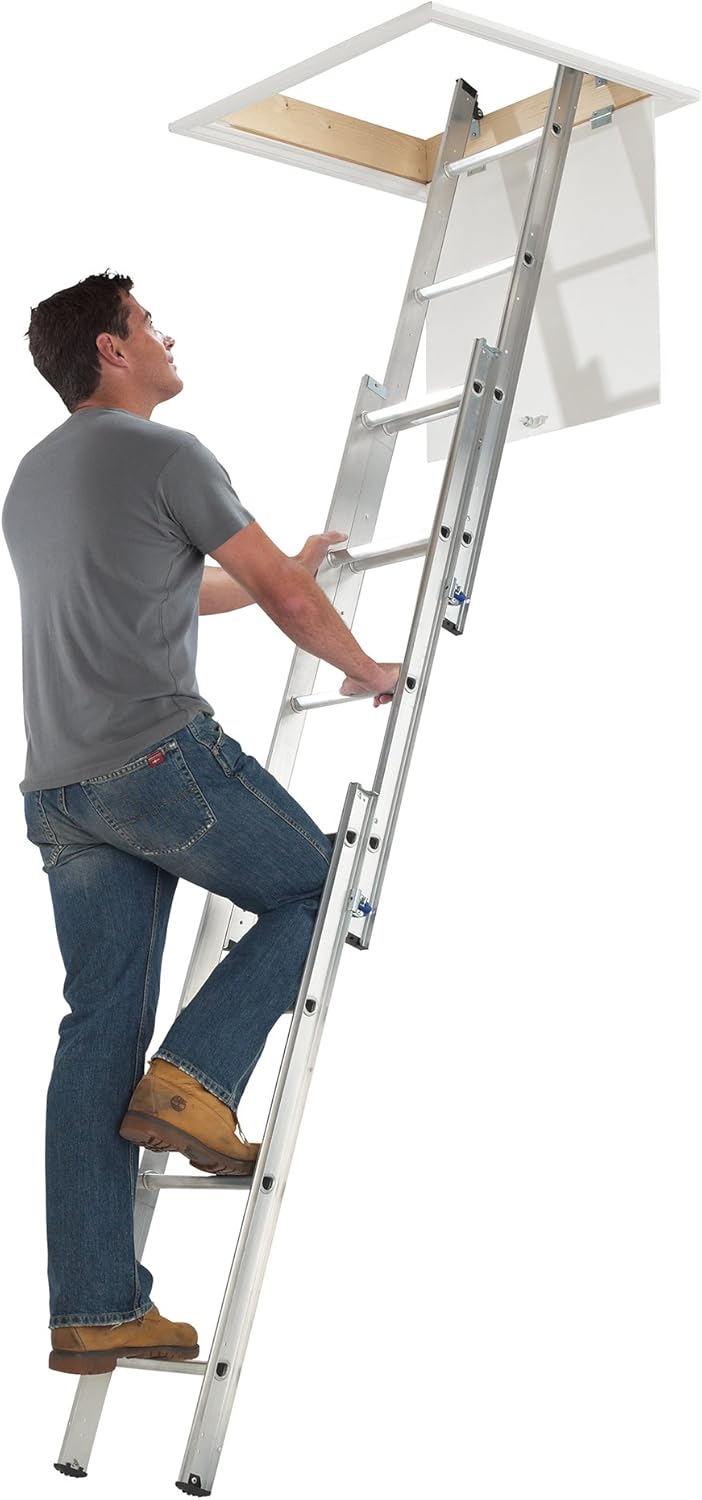 Compact Aluminium Sliding Loft Ladder Extension Loft Ladder Attic