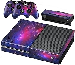 DOTBUY Xbox One Autocollant Console Decal Vinyl Skin Sticker + 2 Autocollant Manette + 1 Autocollant Kinect Set (Starry Rose)