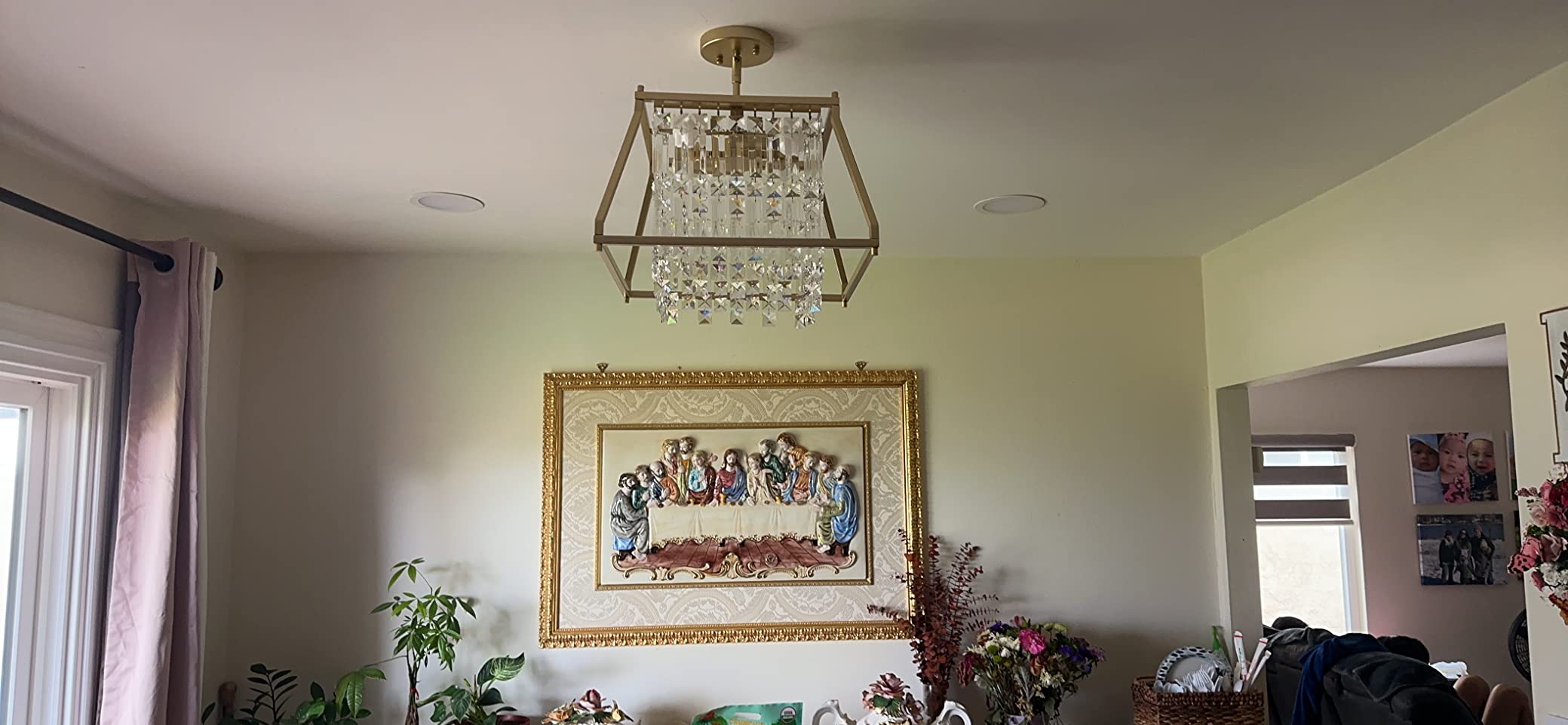 23/mo Finance LMQNINE 4Light Dining Room Light Fixture 11.81 inch