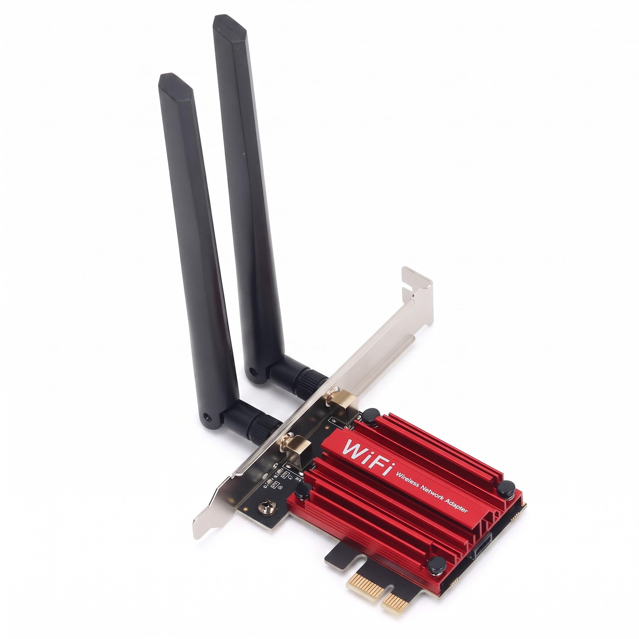 Scheda WiFi WiFi 6 PCIe, Scheda Wireless Dual Band 1800Mbps con Bluetooth 5.2, Sicurezza WPA3, Adattatore Wireless 802.11AX, per 11, 10 (64 bit)