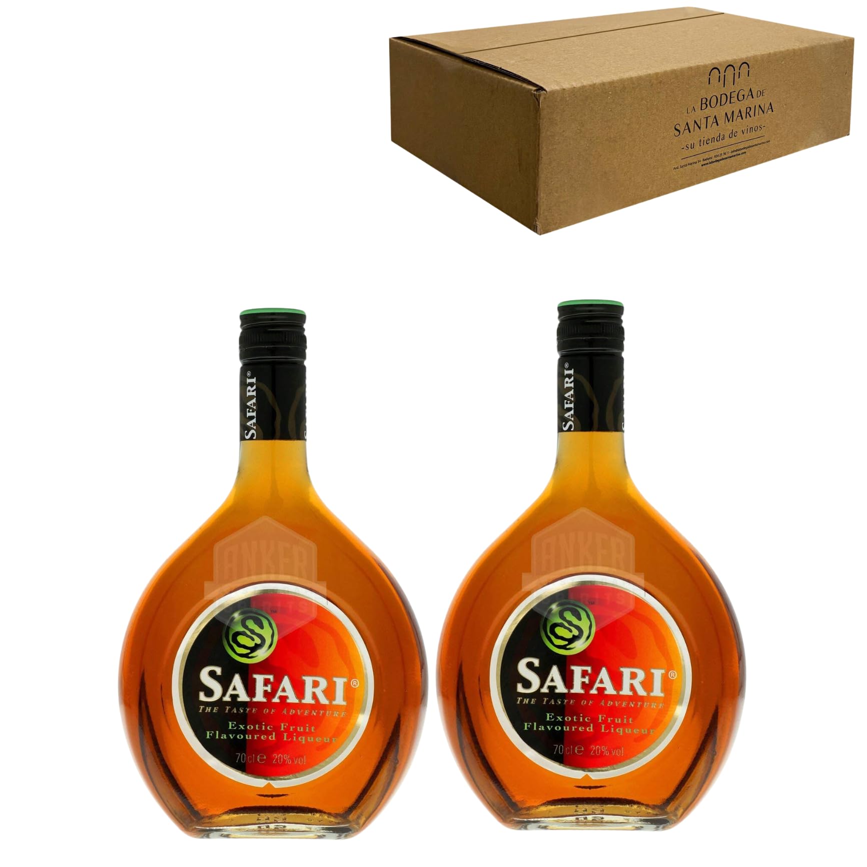 Licor Safari - Celebra los momentos especiales con el licor perfecto Pack 2-70cl