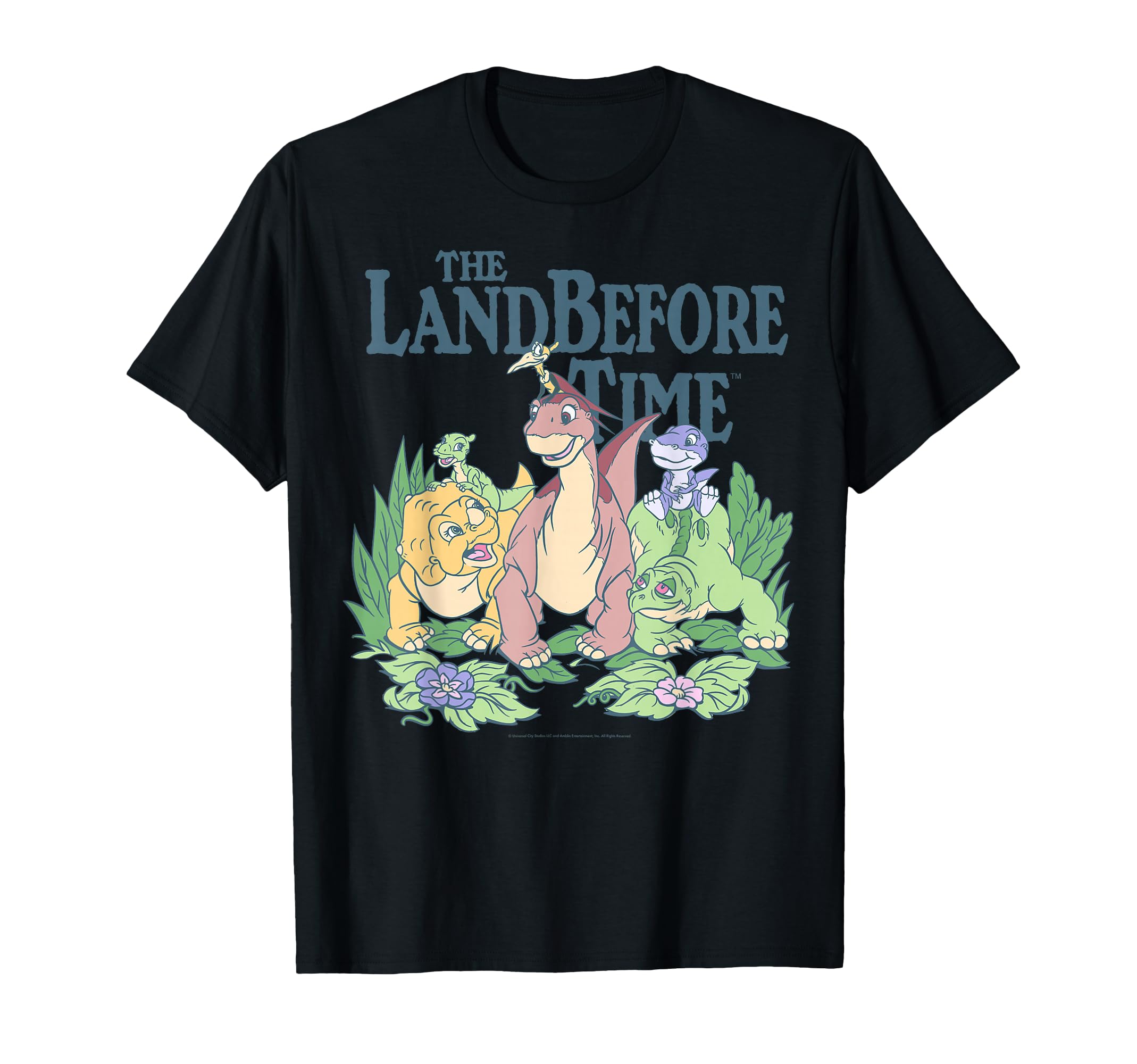Land Before Time Pastel Dinosaur Friends T-Shirt
