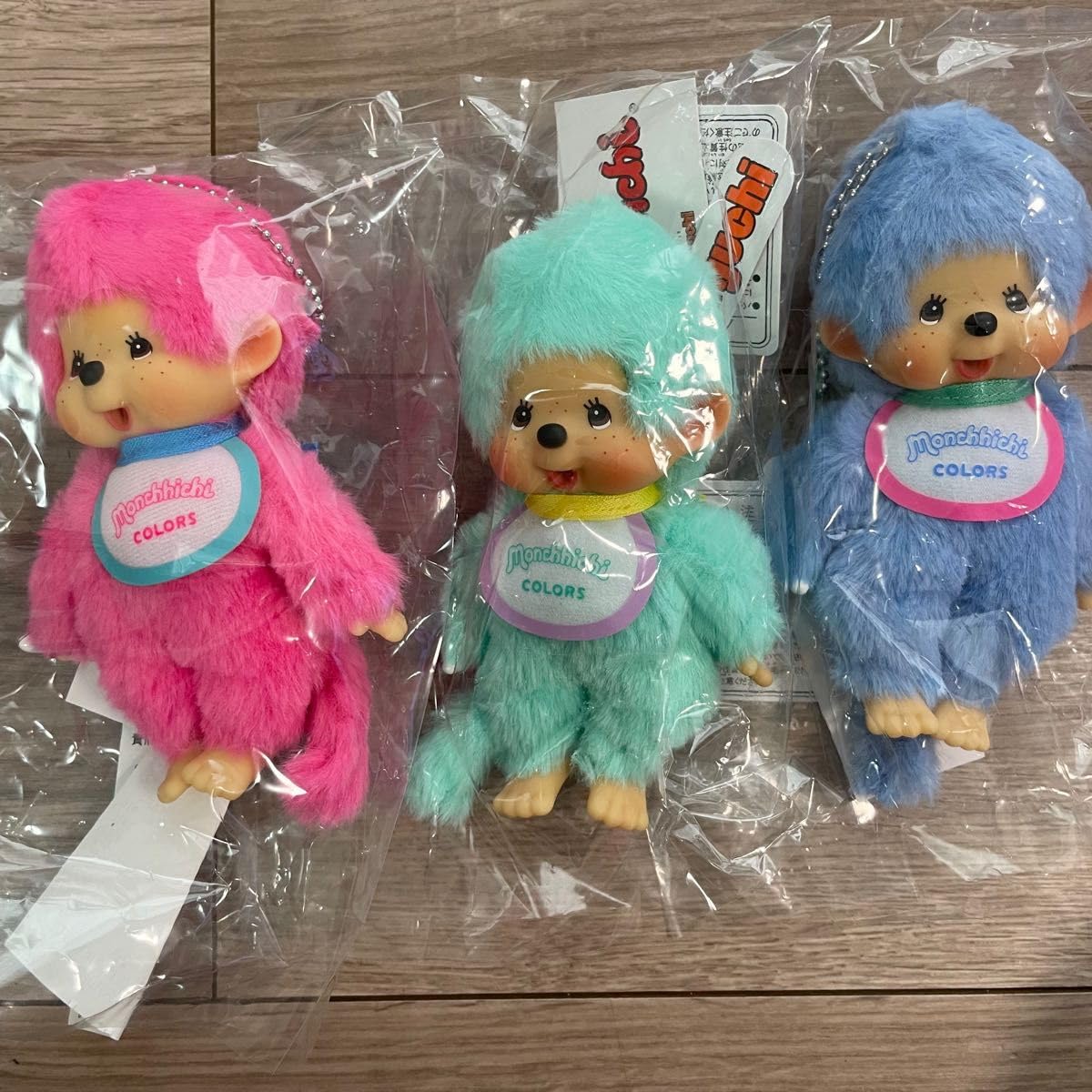 Amazon.co.jp: モンチッチ カラーズ キーチェーン ブルー ベリーピンク  