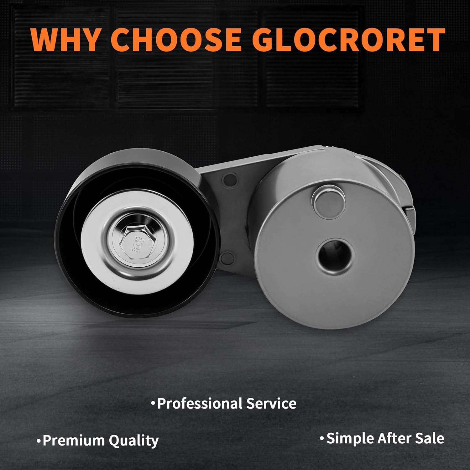 90K-39371 Serpentine Belt Tensioner Kit Fits 2014-2020 Cadillac Escalade, Chevy Silverado 1500/2500/Suburban/Tahoe/Cheyenne, for GMC Sierra/Yukon XL - Compatible with 5.3L/6.2L V8 Engines