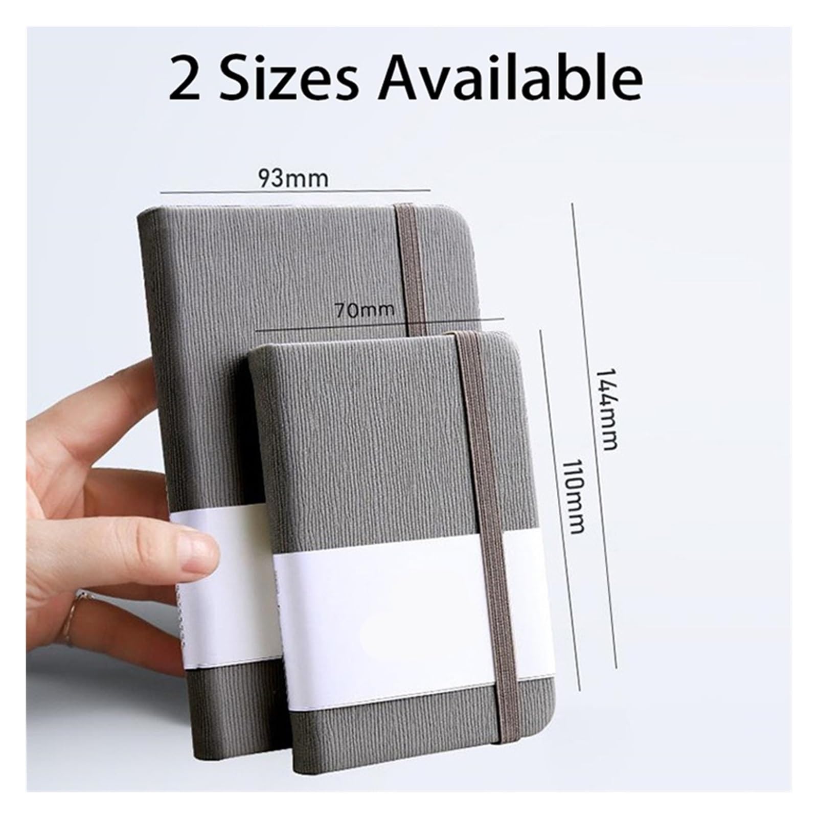 Inspirierendes Notizbuch 3 stücke A6 A7 Mini Notebook Tragbare Tasche Notizblock Memo Tagebuch Planer Agenda Organizer Sketchbuch Büro Schule Schreibwaren 100 blätter(White,A7)
