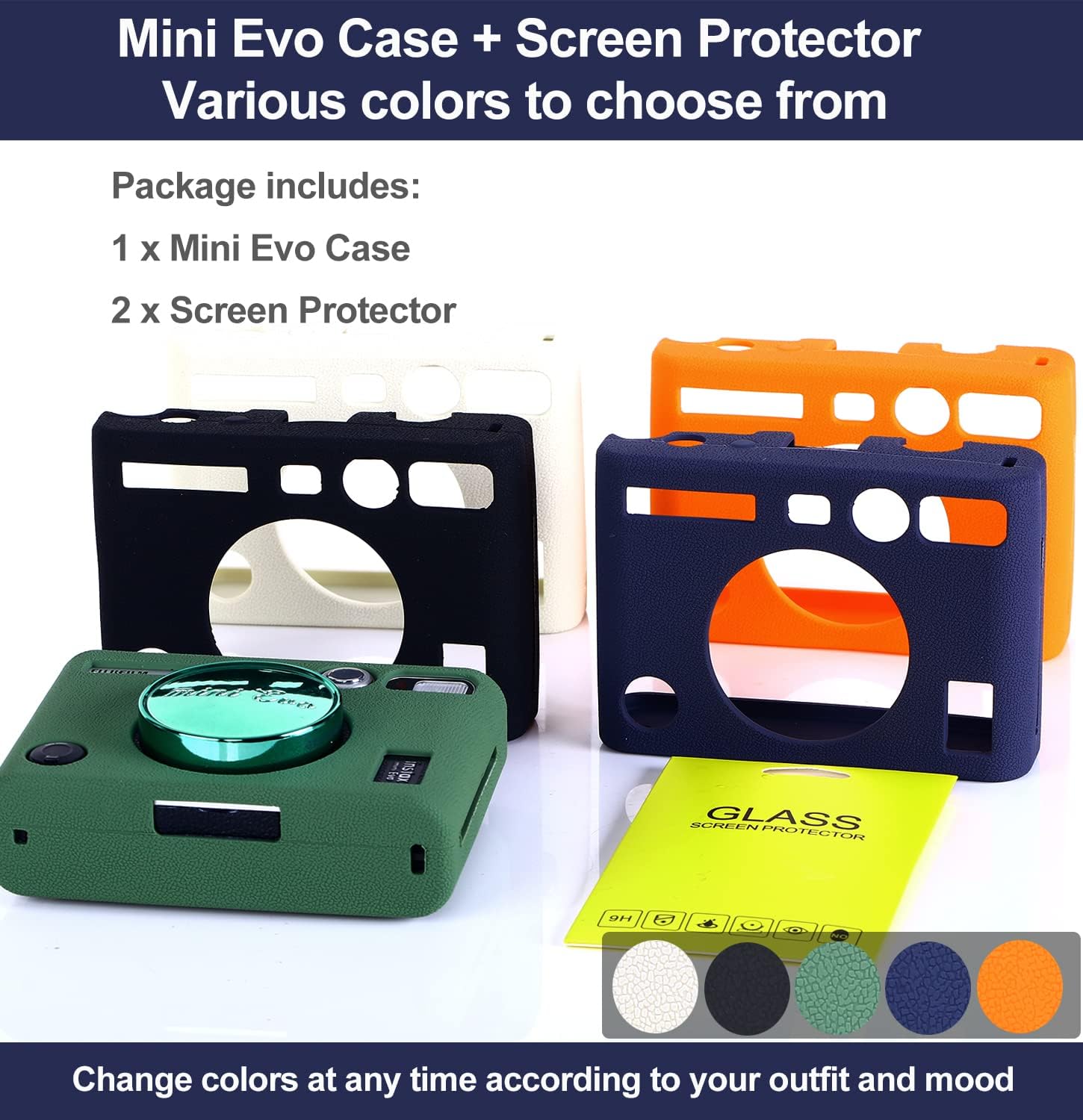 Funda Protectora De Silicona Para Cu00e1mara Instax Mini Liplay, Suave