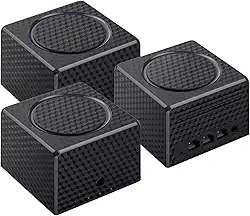 Kit Roteador Mesh Wi-Fi Gigabit, 3 Portas LAN/WAN, Banda Dupla 2.4GHz/5GHz, Cobertura Amplificada para Casa Inteira - Até 75 Dispositivos,Ideal para casas grandes ou multiandares