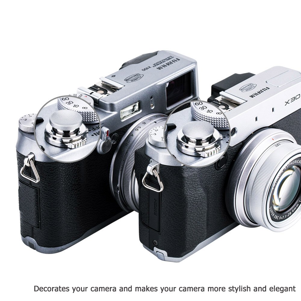 Soft Release Button For Leica Contax Fuji X-E1 XE2 X-Pro1 X100 **UK SELLER - Foto 2