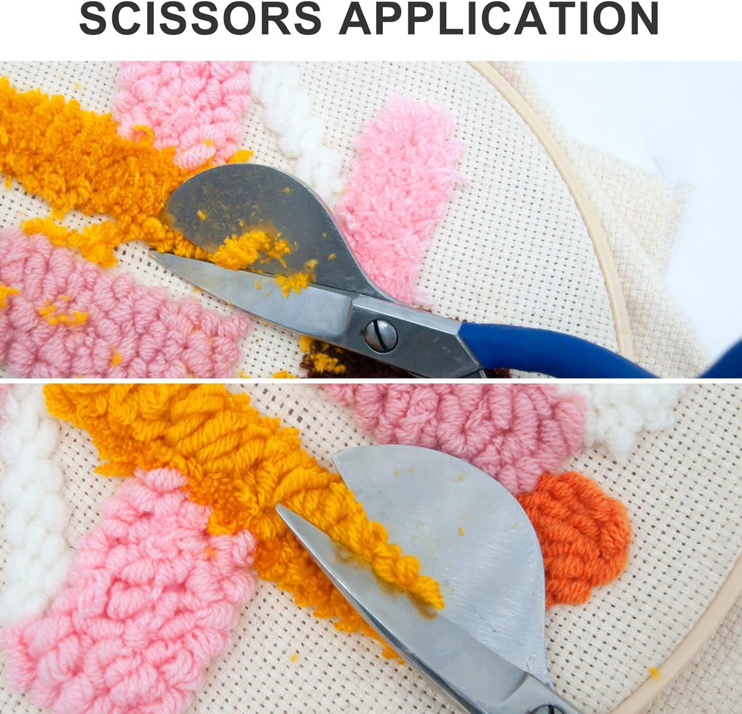 Trimmer con Supporto Forbici Laterali Posteriori Kit Tosatrici per Toelettatura per Tappetino per Pistola Tufting